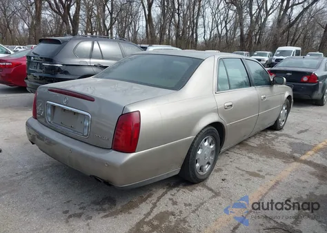 2002 Cadillac Deville Standard из США, поврежденный, VIN 1G6KD54YX2U305790